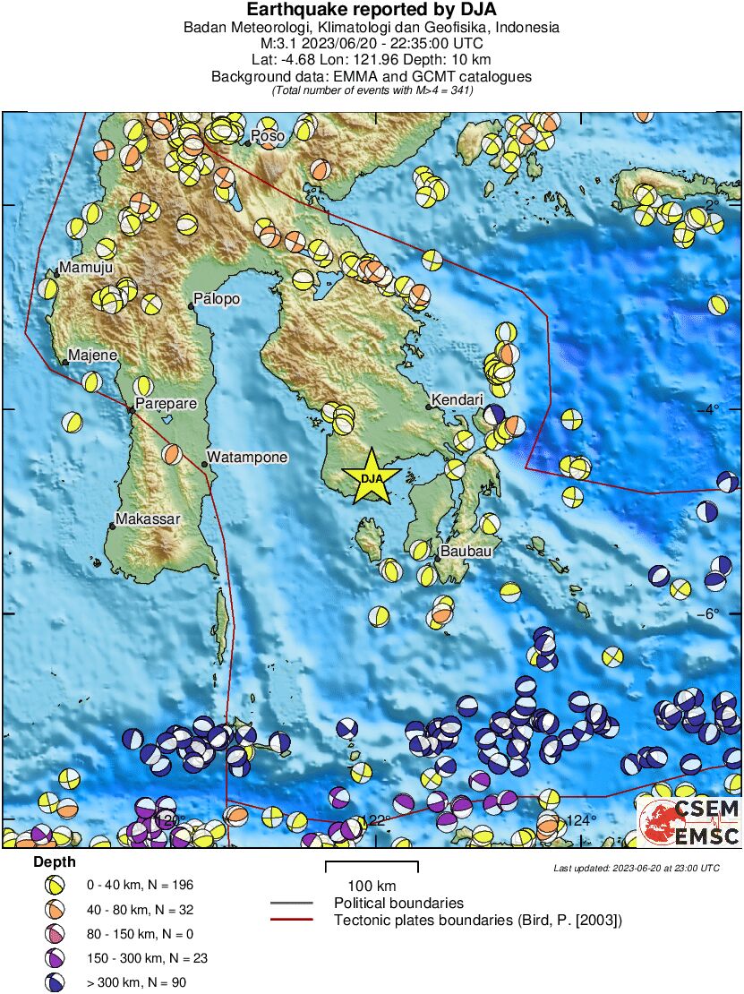 Regional moment Tensor