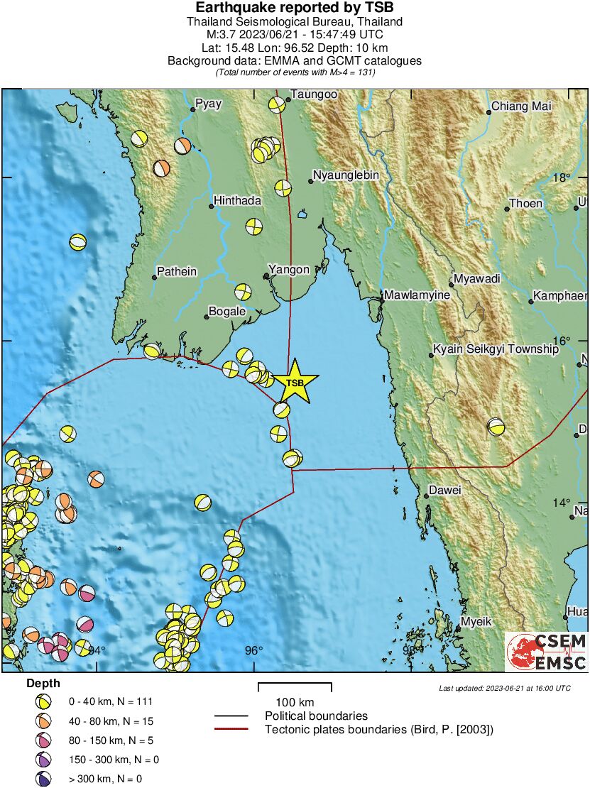 Regional moment Tensor