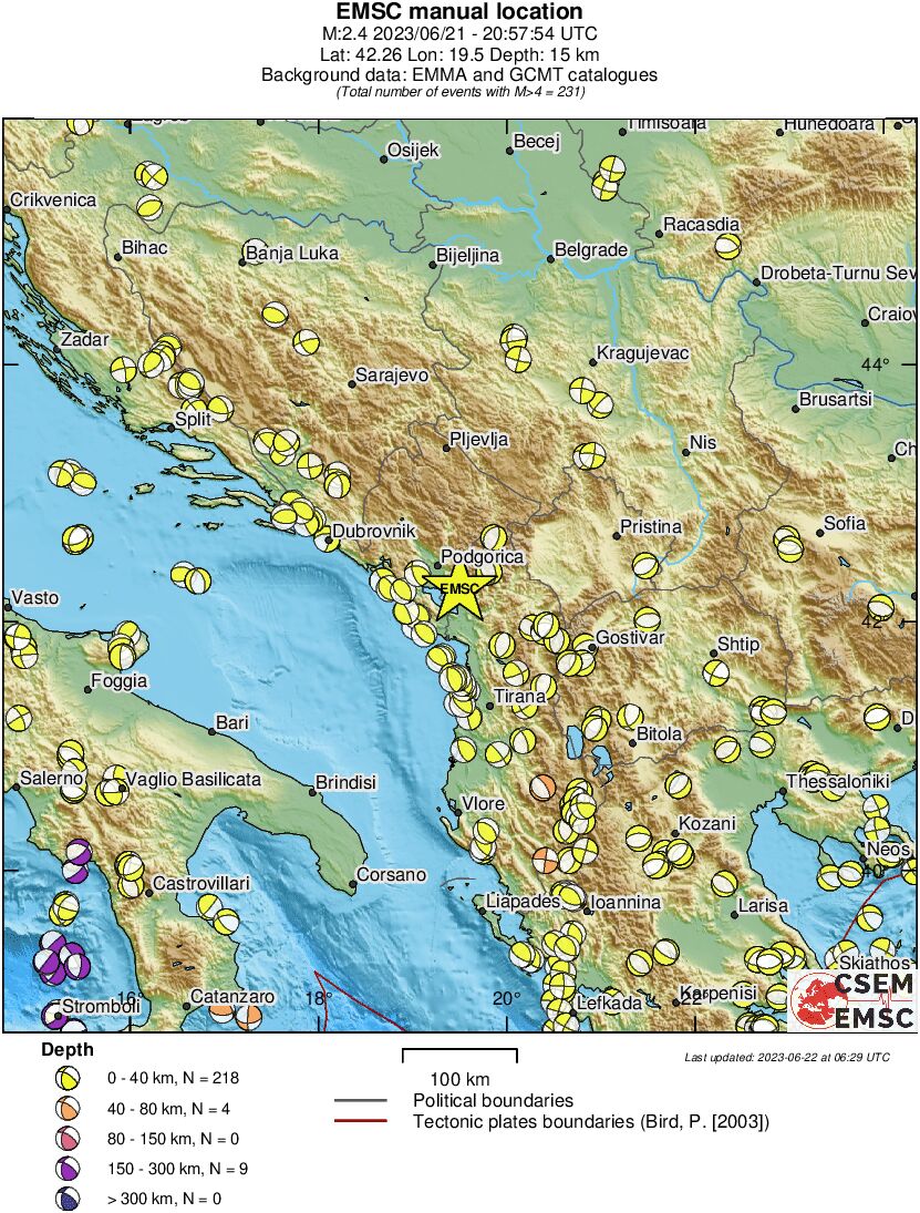Regional moment Tensor