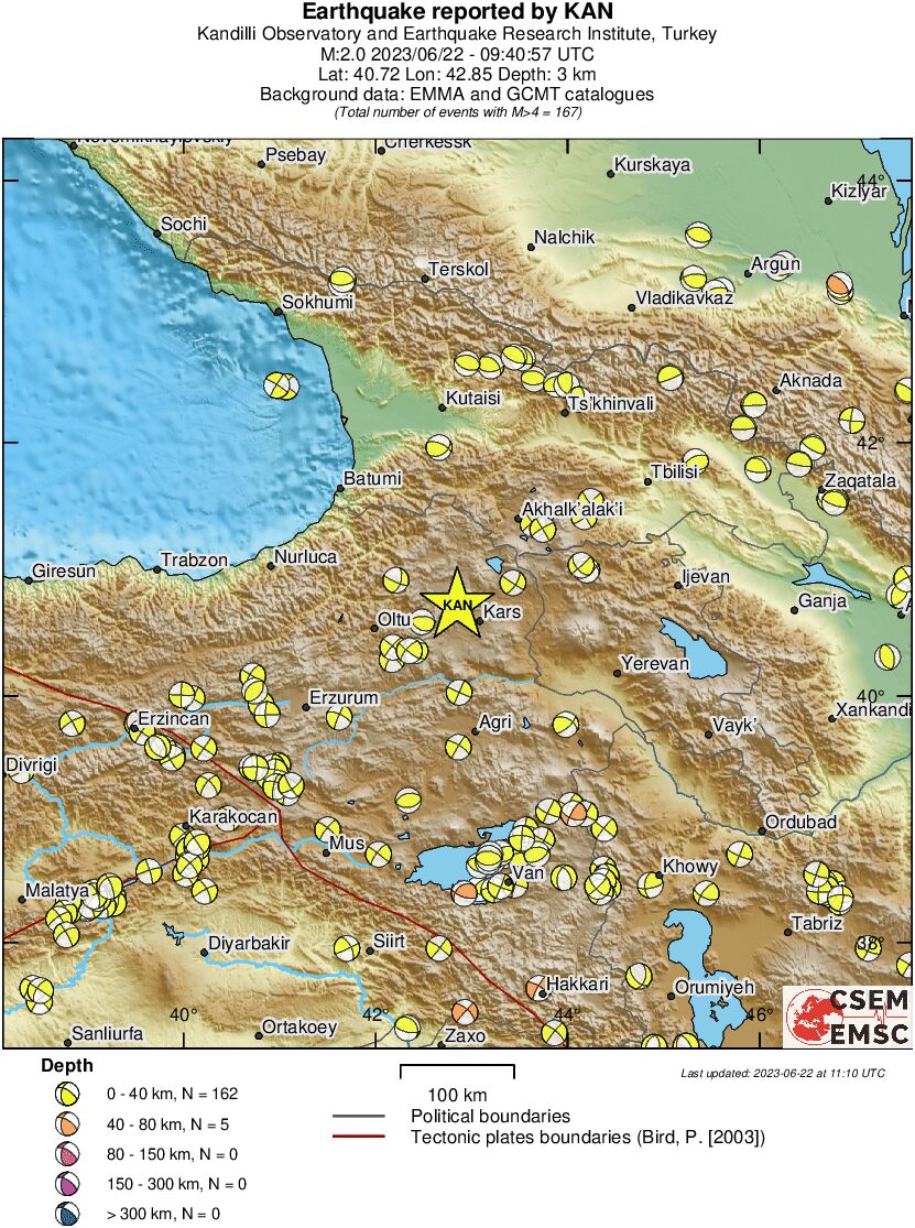 Regional moment Tensor