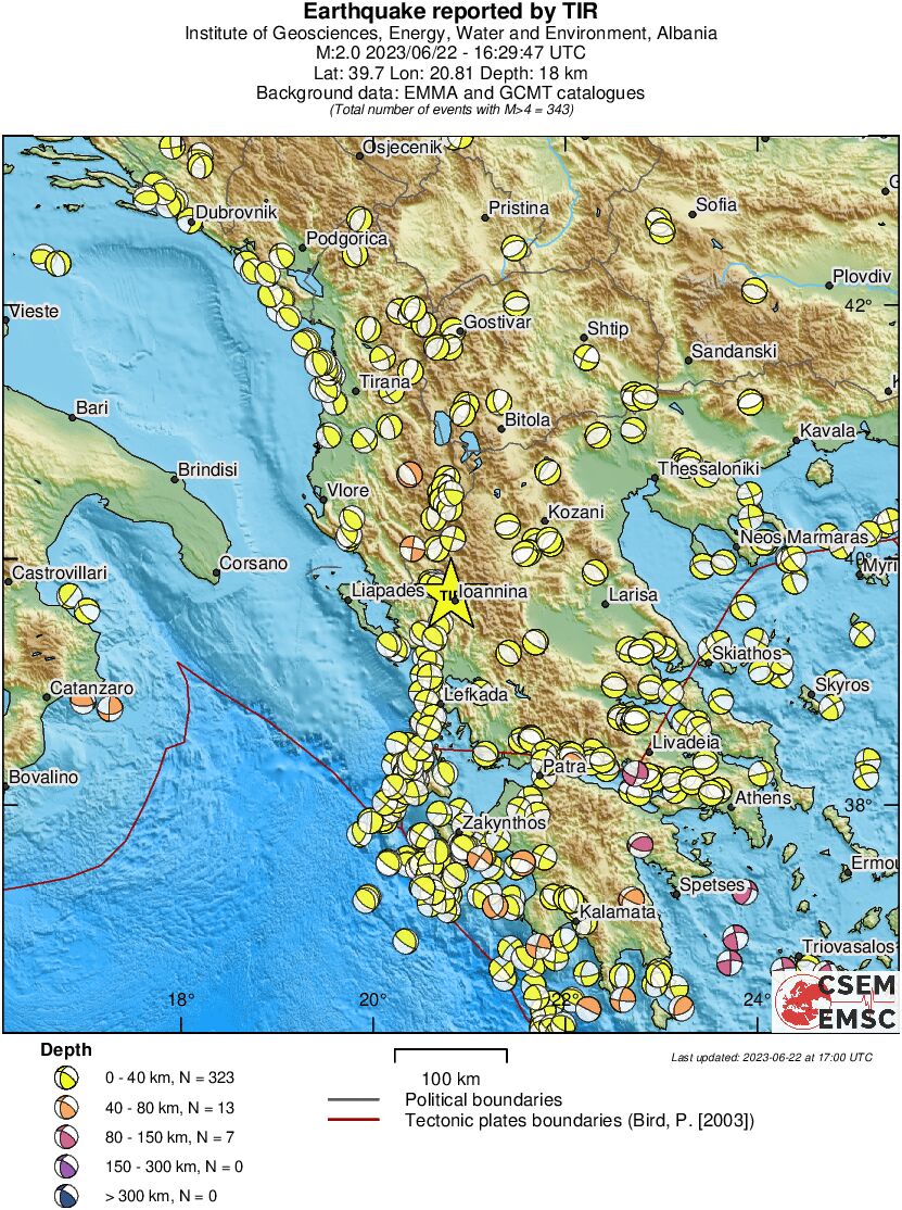 Regional moment Tensor