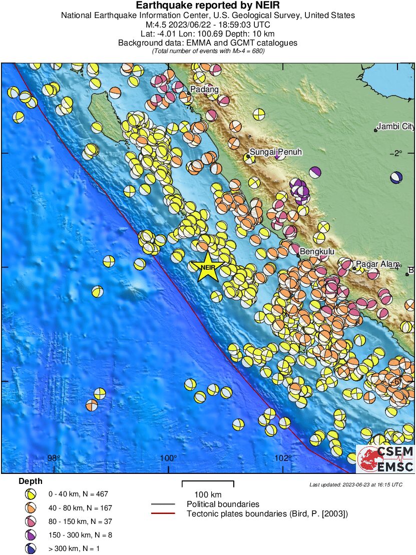 Regional moment Tensor
