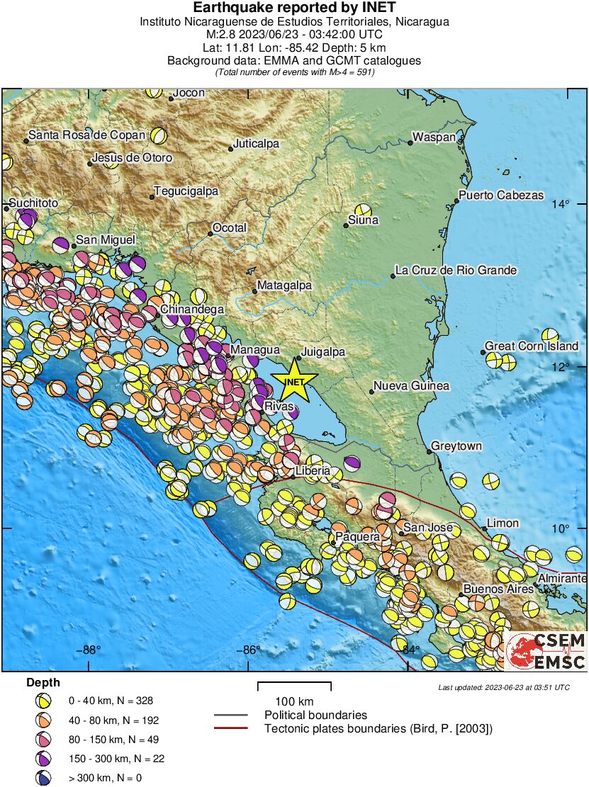 Regional moment Tensor
