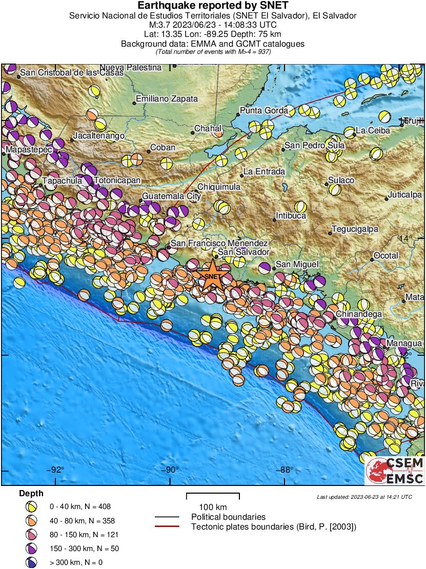 Regional moment Tensor
