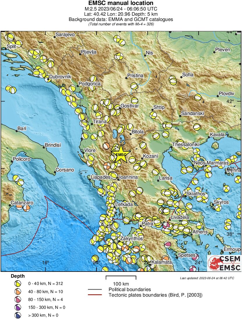 Regional moment Tensor