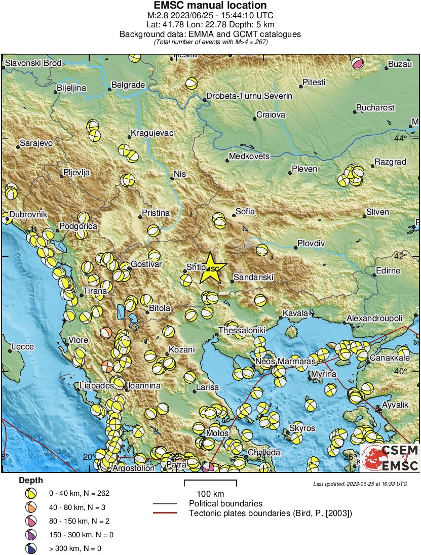 Regional moment Tensor
