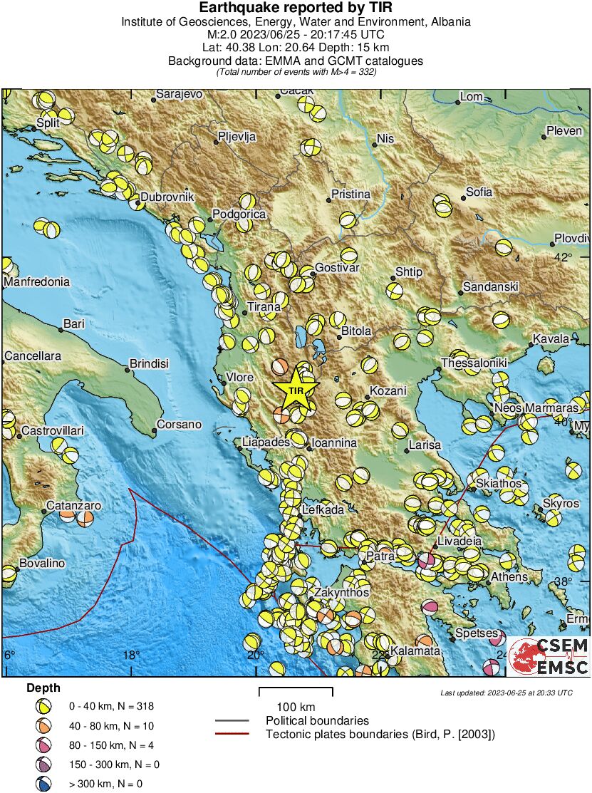 Regional moment Tensor