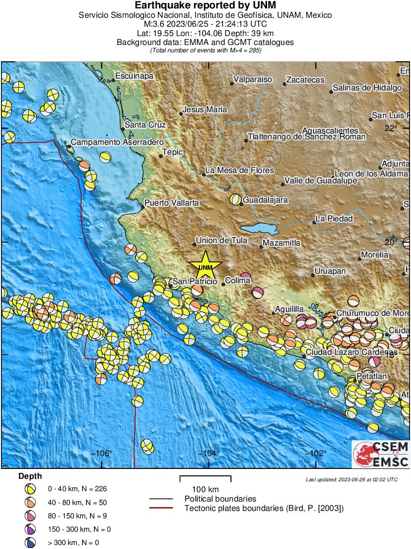 Regional moment Tensor