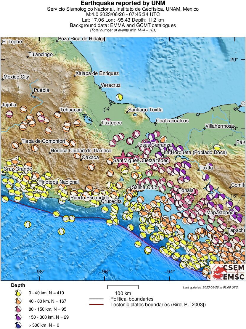 Regional moment Tensor