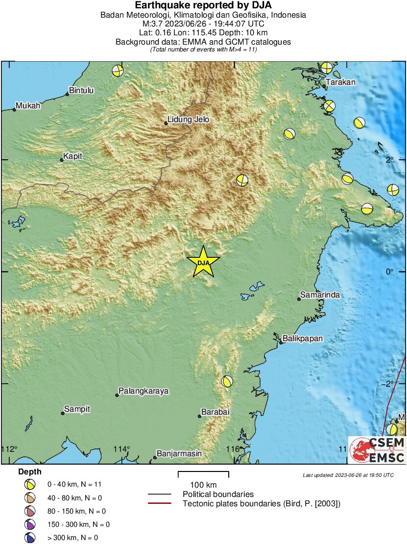 Regional moment Tensor