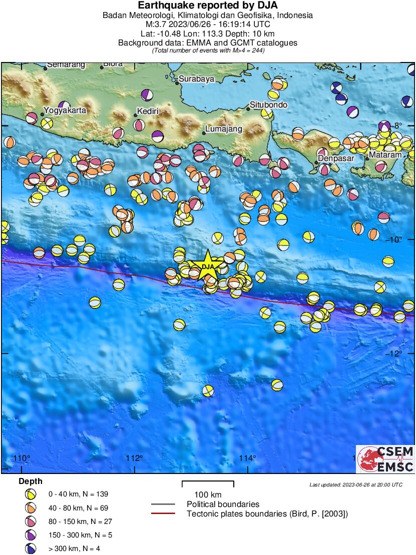 Regional moment Tensor