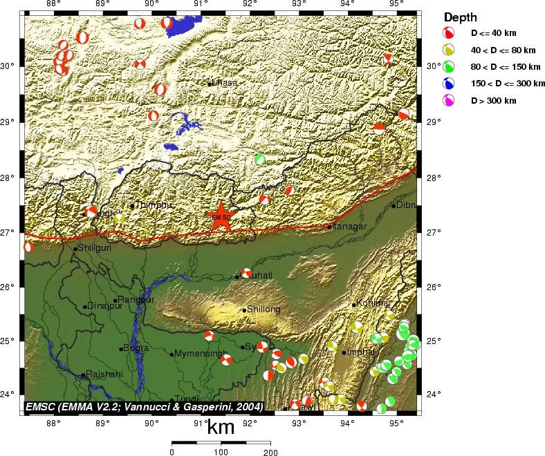 Regional moment Tensor