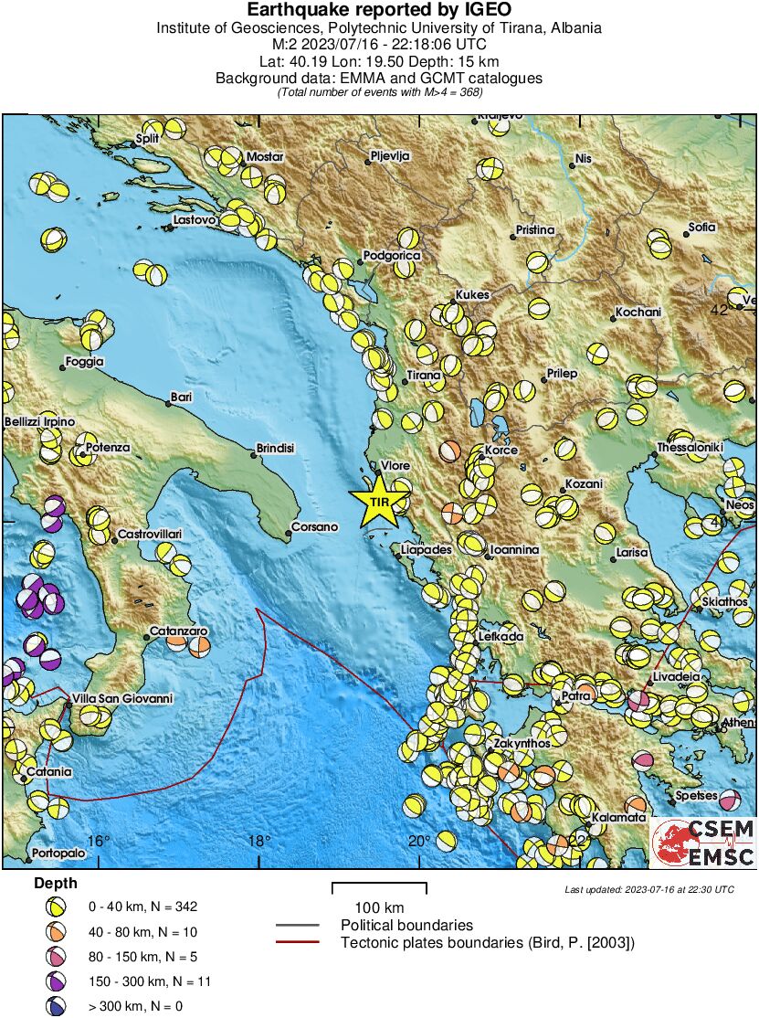 Regional moment Tensor