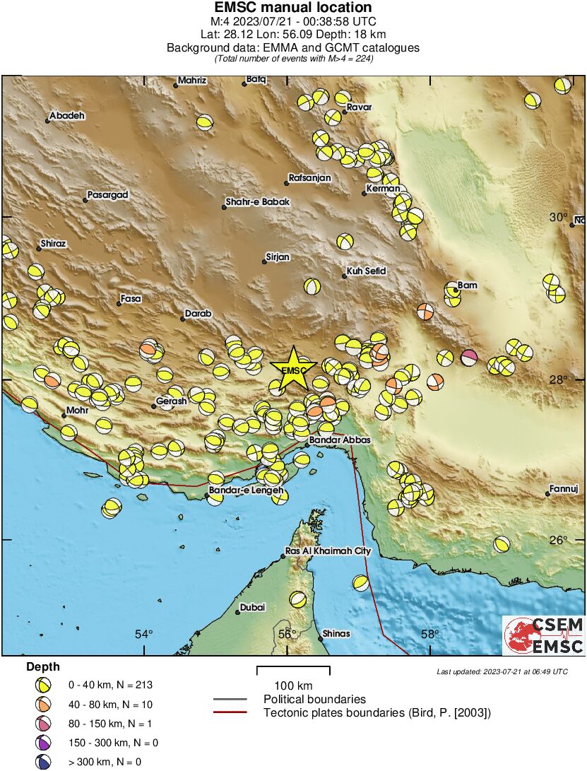 Regional moment Tensor