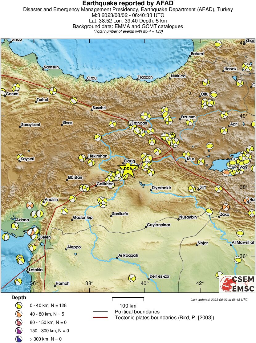 Regional moment Tensor