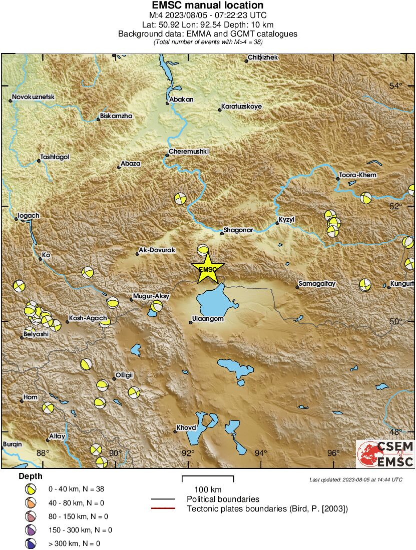 Regional moment Tensor