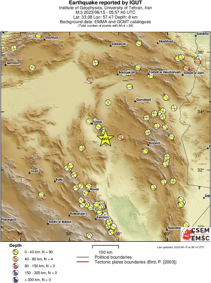 Regional moment Tensor