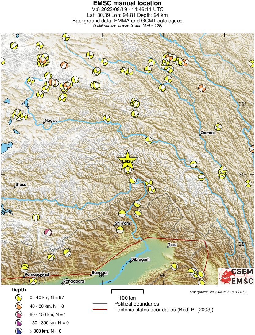 Regional moment Tensor