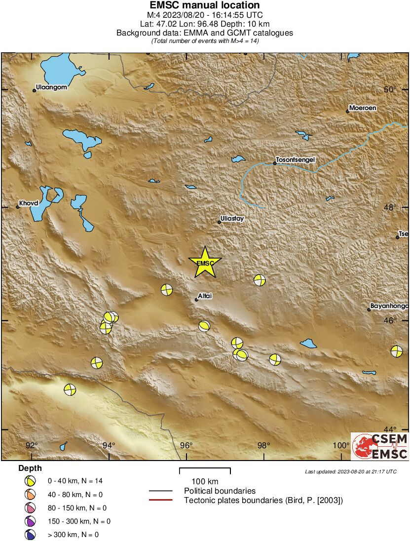Regional moment Tensor