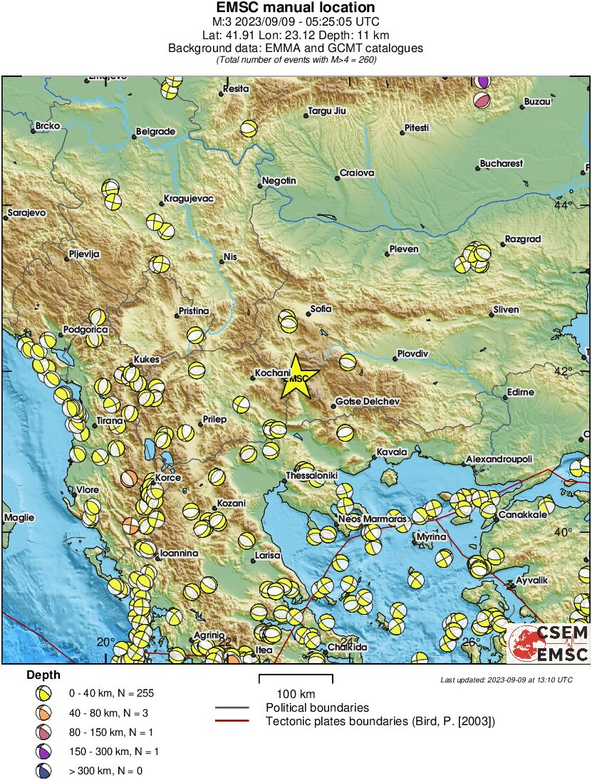 Regional moment Tensor