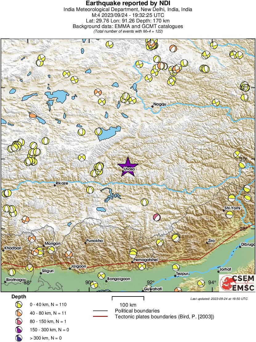 Regional moment Tensor