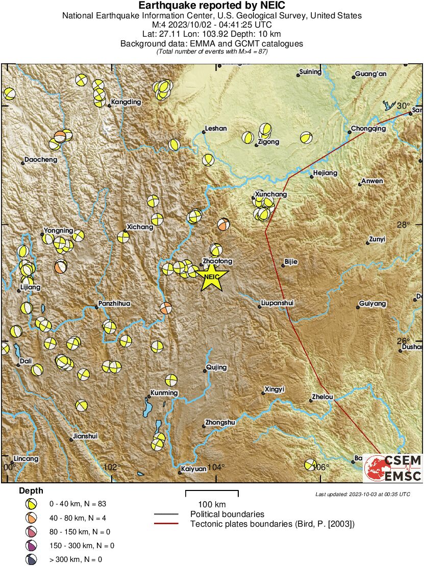 Regional moment Tensor
