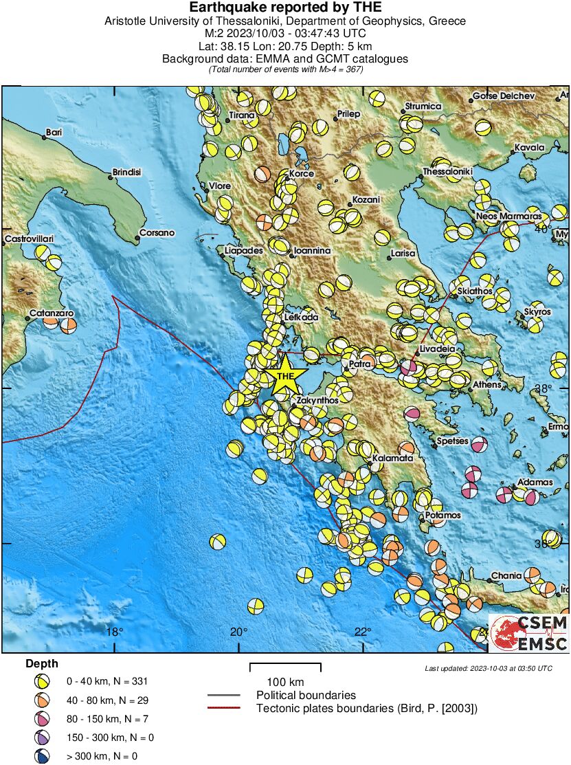 Regional moment Tensor