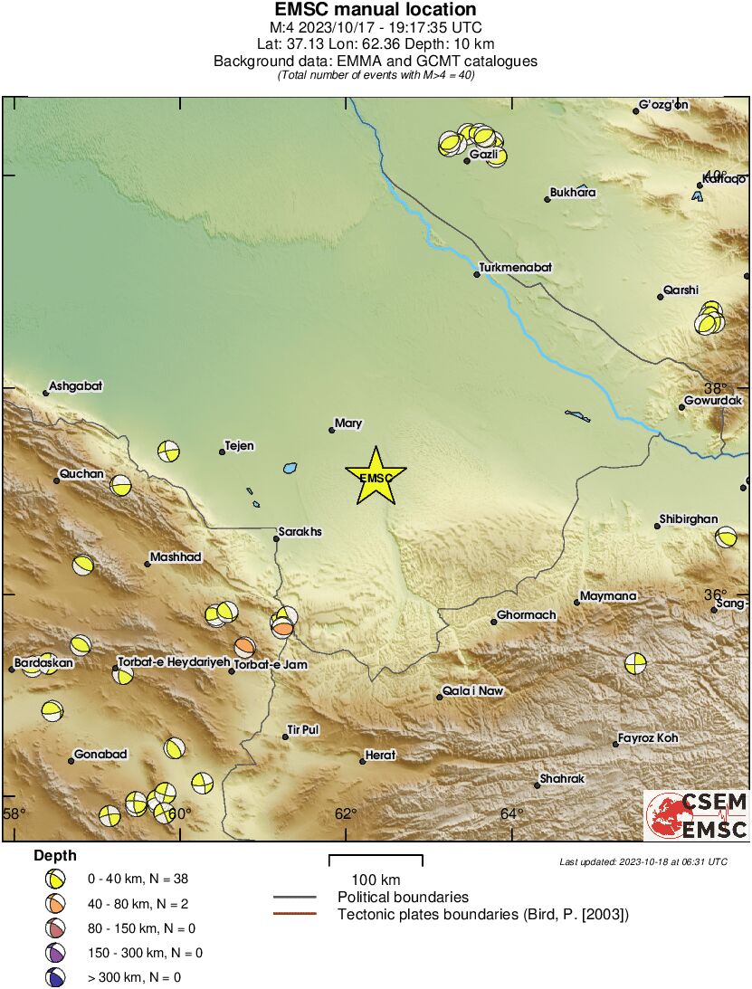 Regional moment Tensor