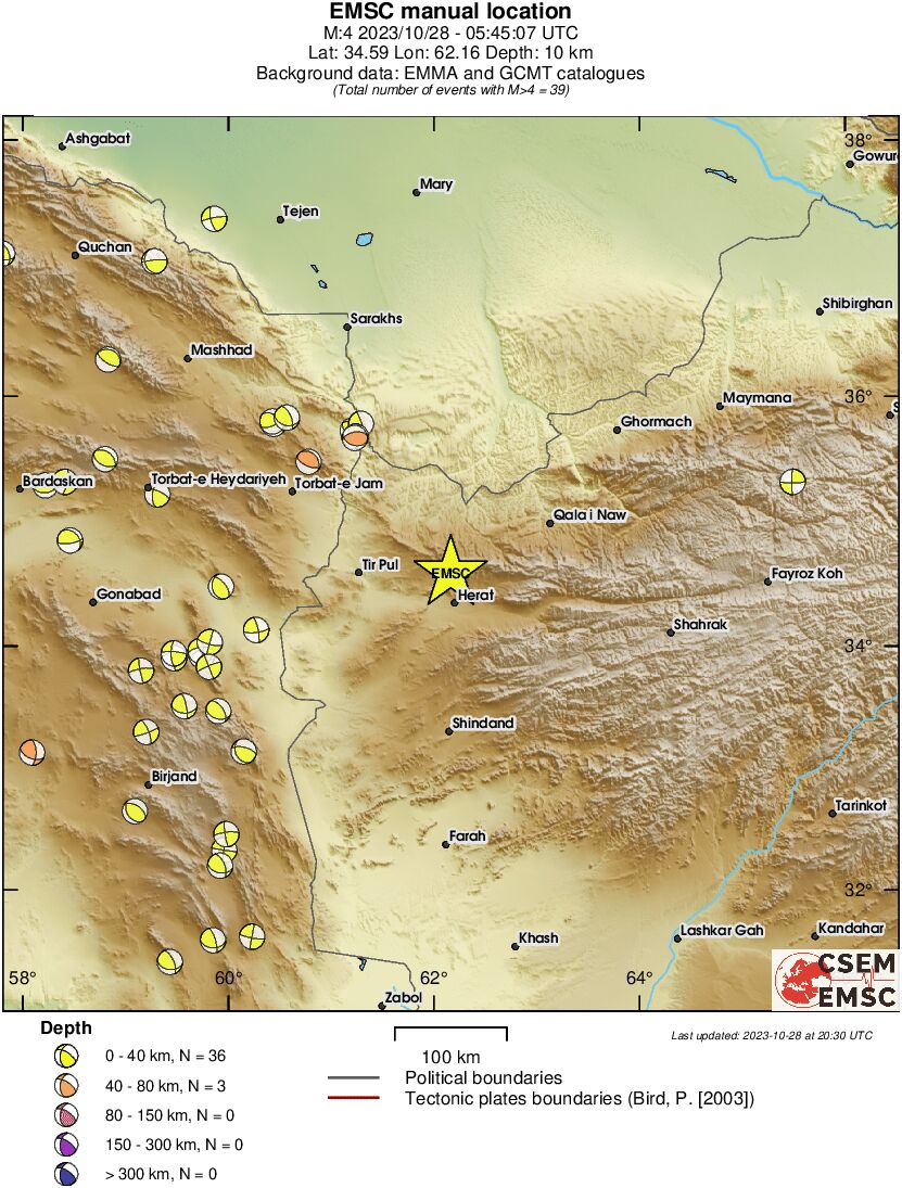 Regional moment Tensor