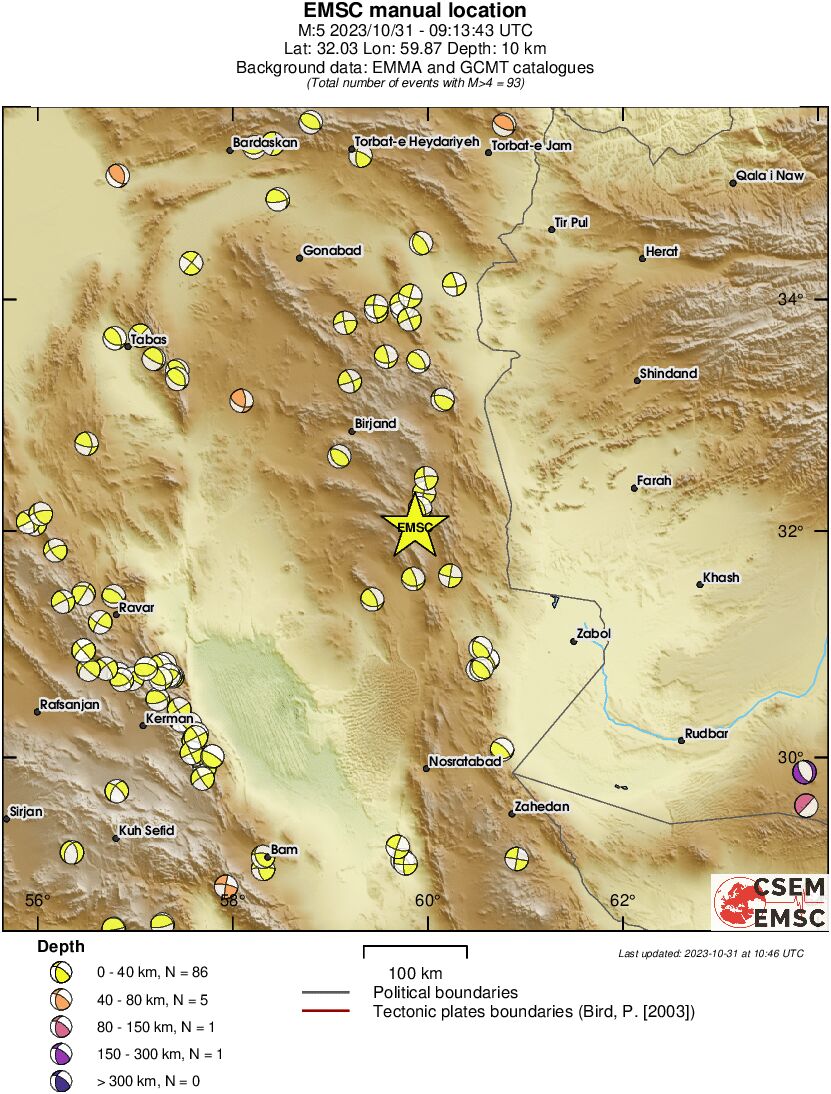 Regional moment Tensor