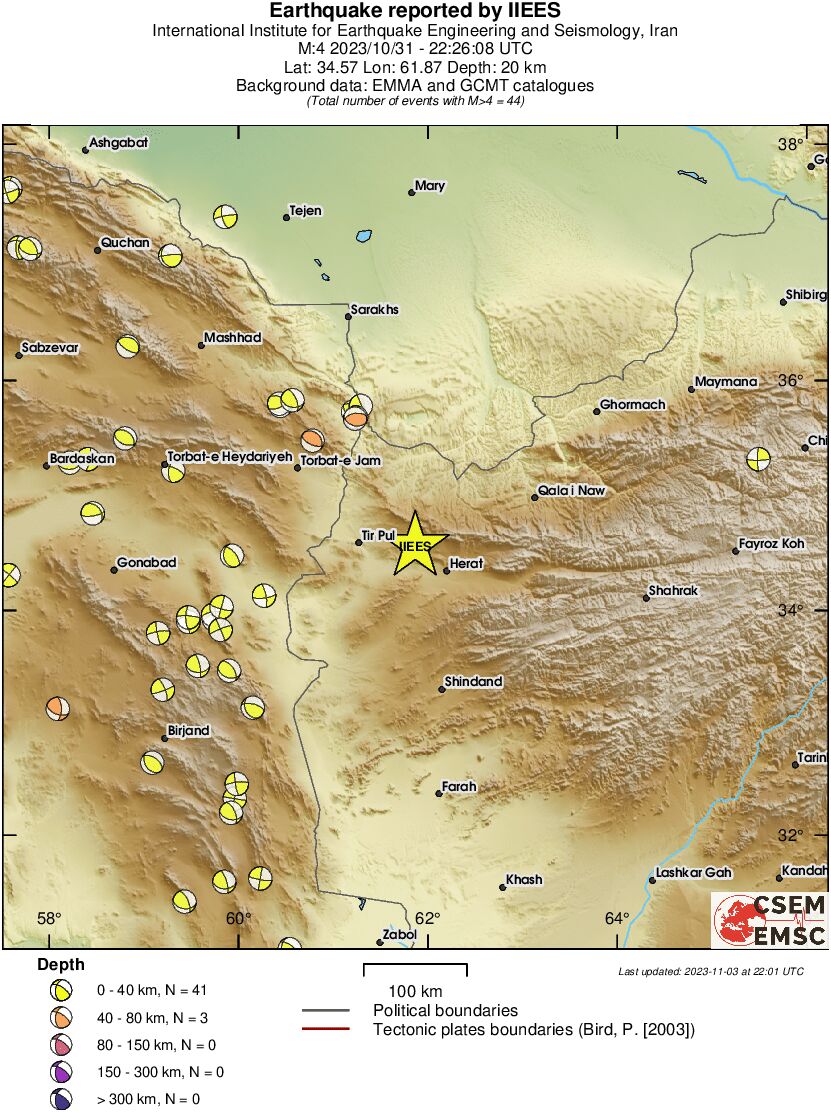 Regional moment Tensor