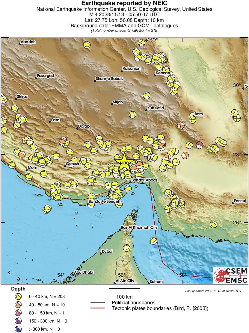 Regional moment Tensor