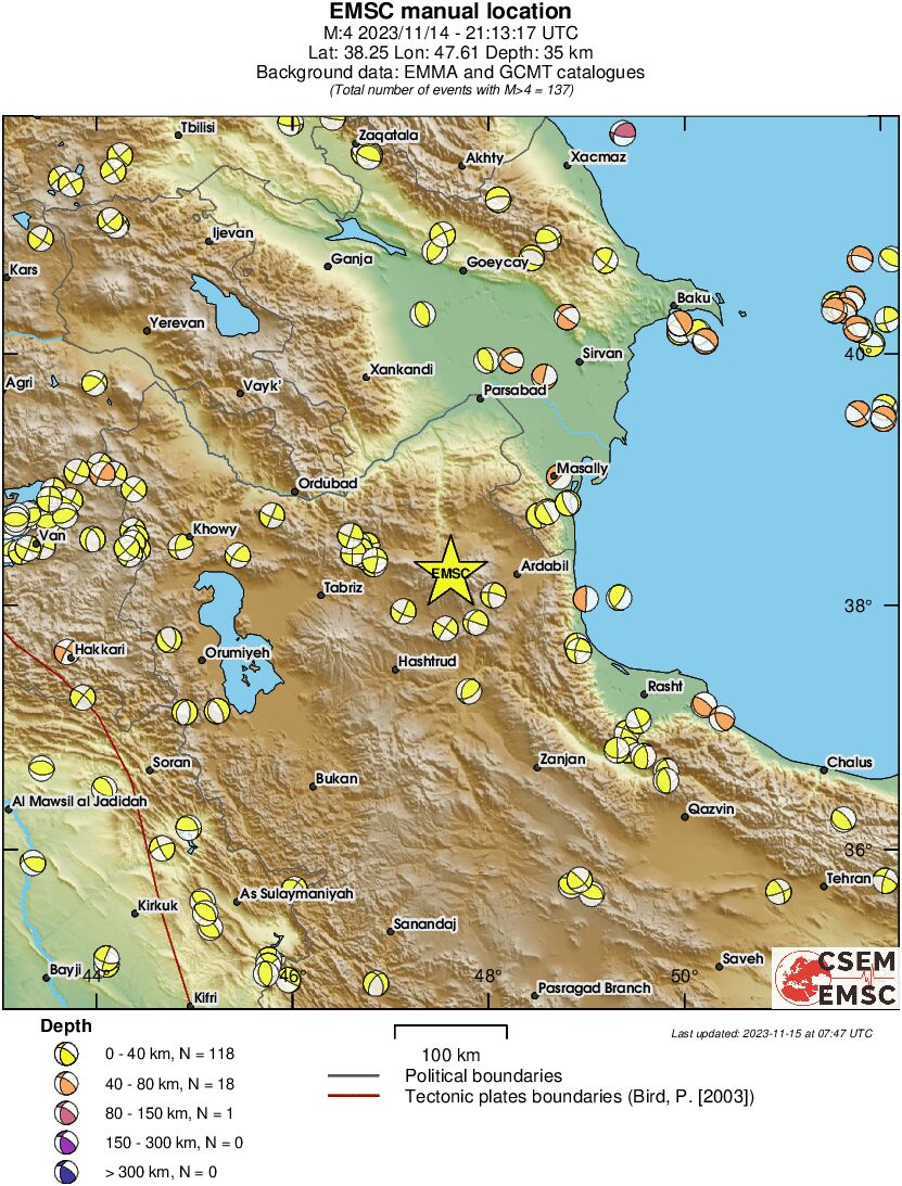 Regional moment Tensor