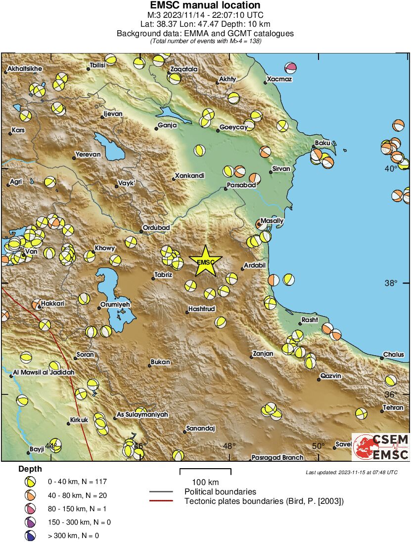 Regional moment Tensor