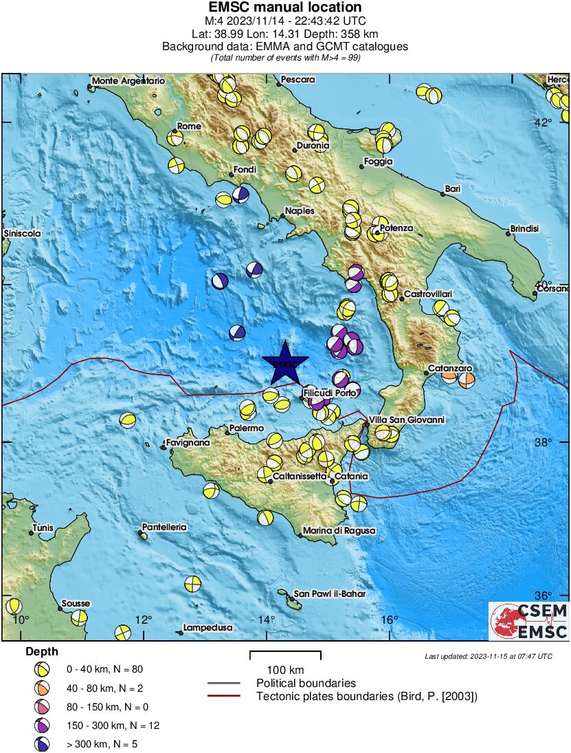 Regional moment Tensor