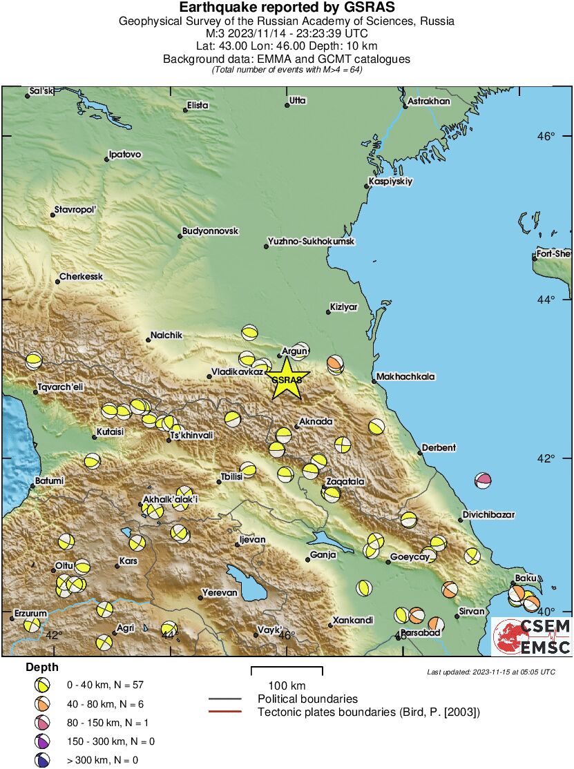 Regional moment Tensor
