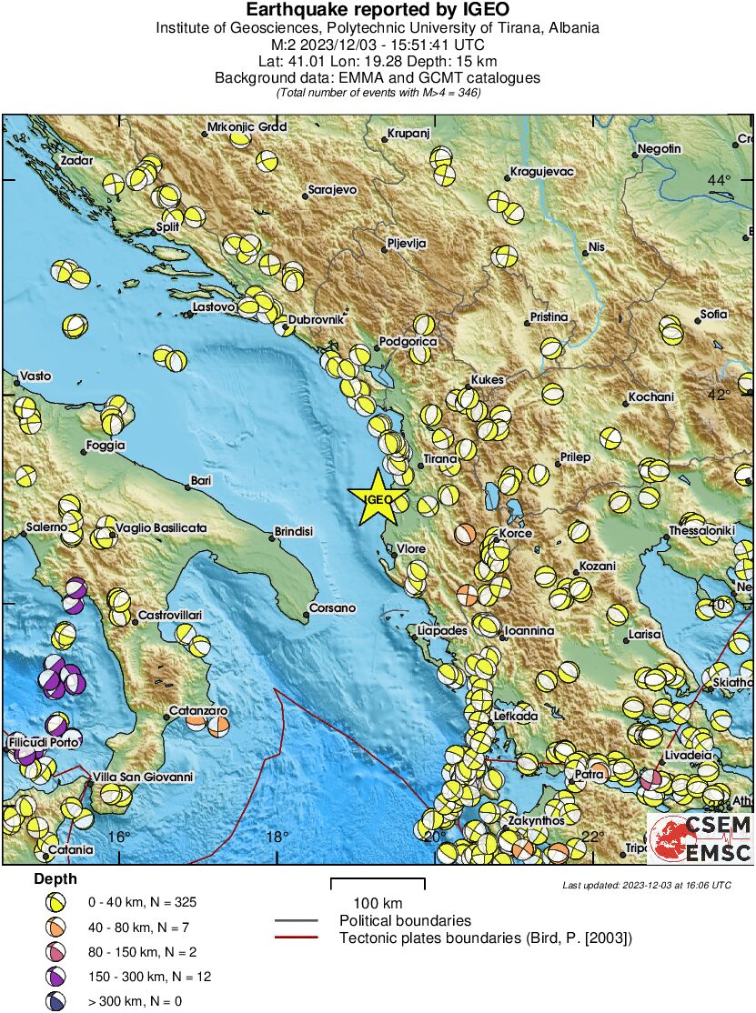 Regional moment Tensor