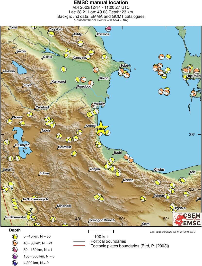 Regional moment Tensor