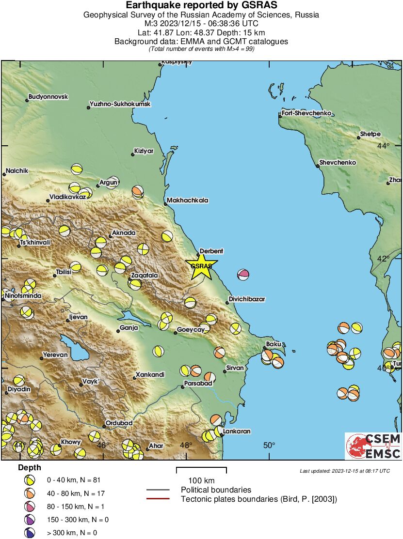 Regional moment Tensor