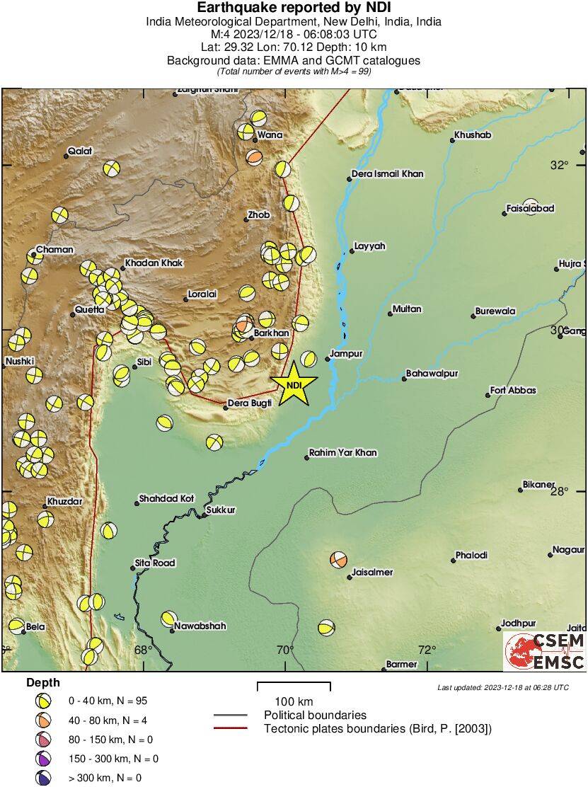 Regional moment Tensor