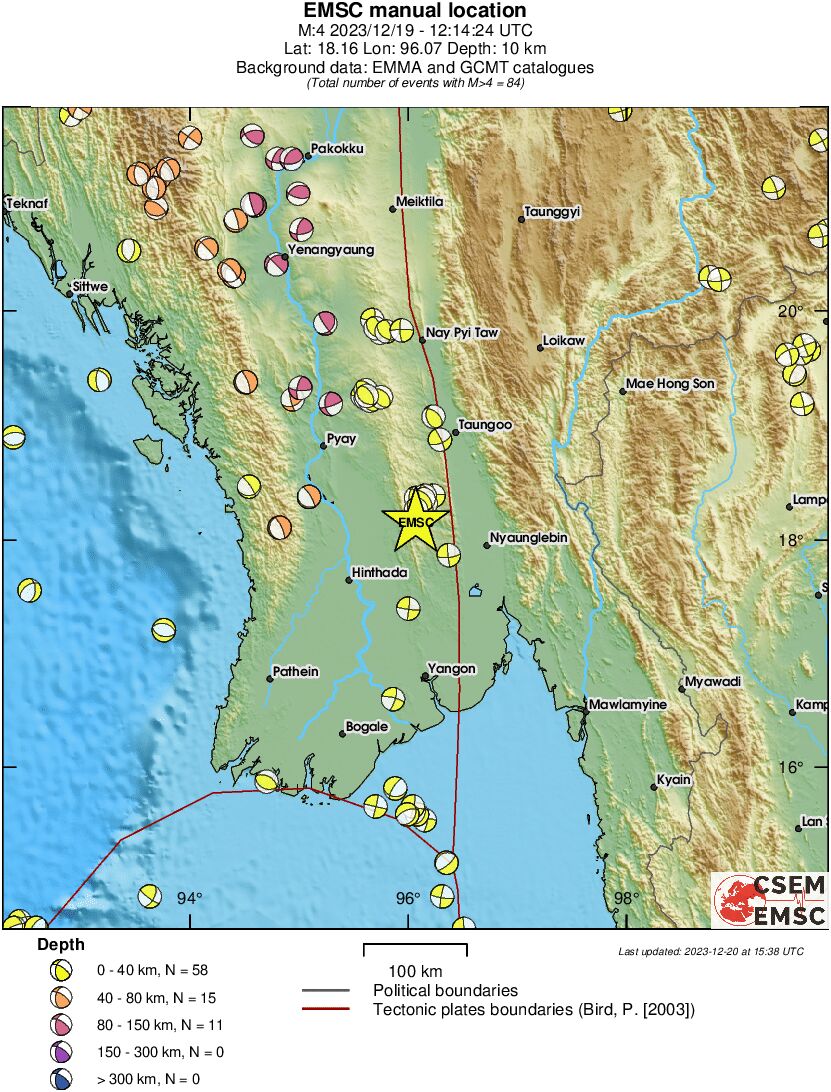 Regional moment Tensor
