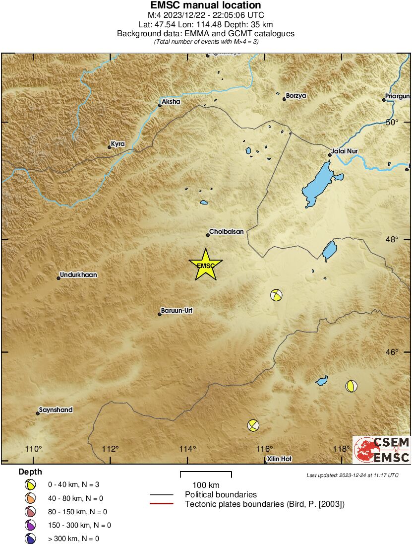 Regional moment Tensor