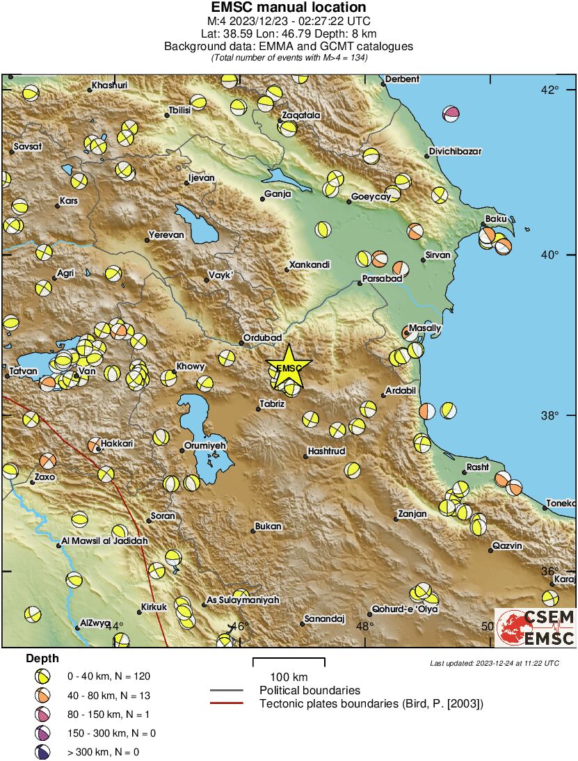 Regional moment Tensor