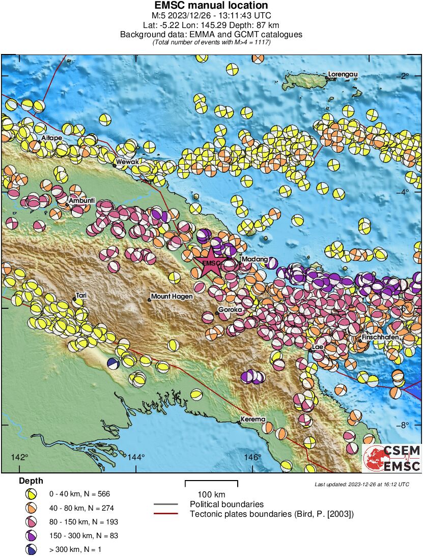 Regional moment Tensor