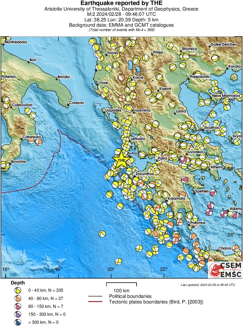 Regional moment Tensor