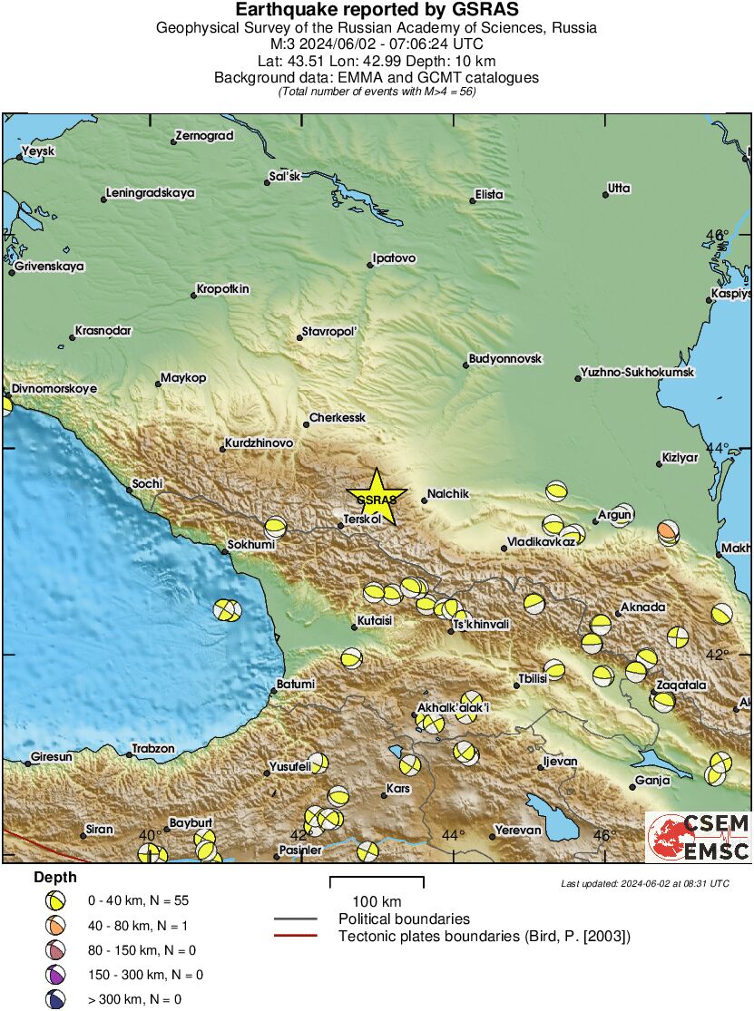 Regional moment Tensor