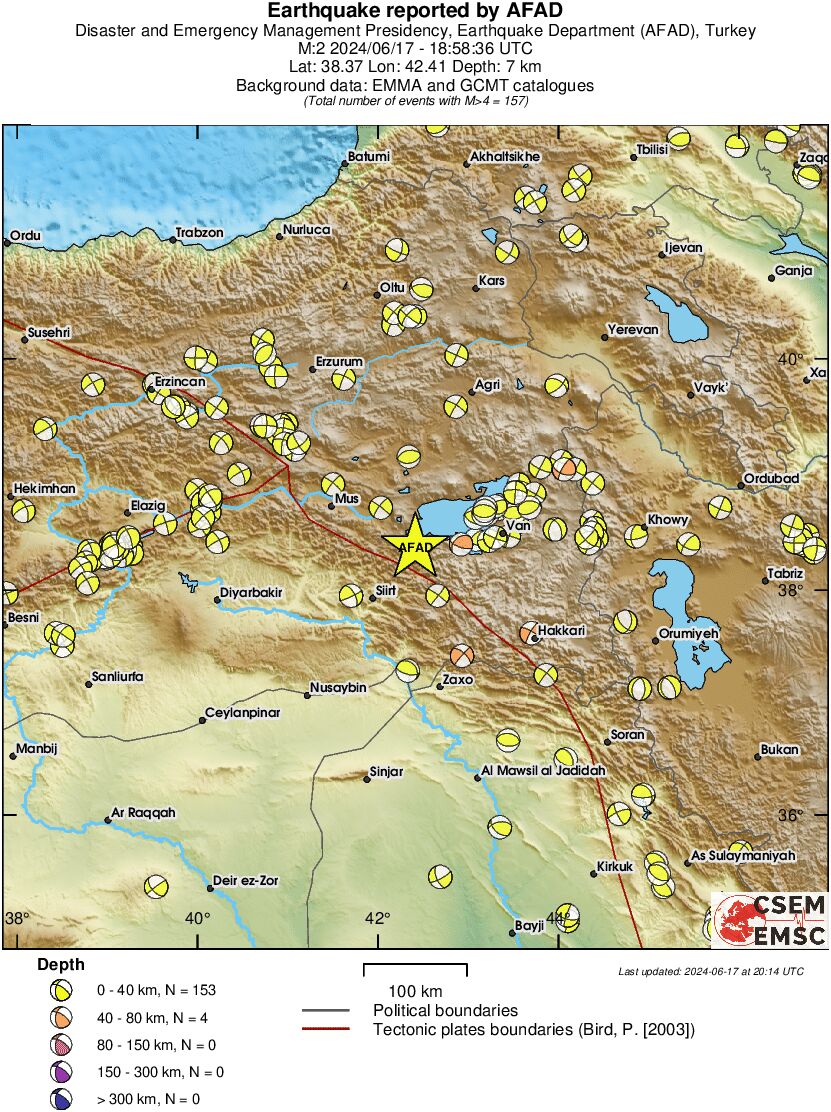 Regional moment Tensor