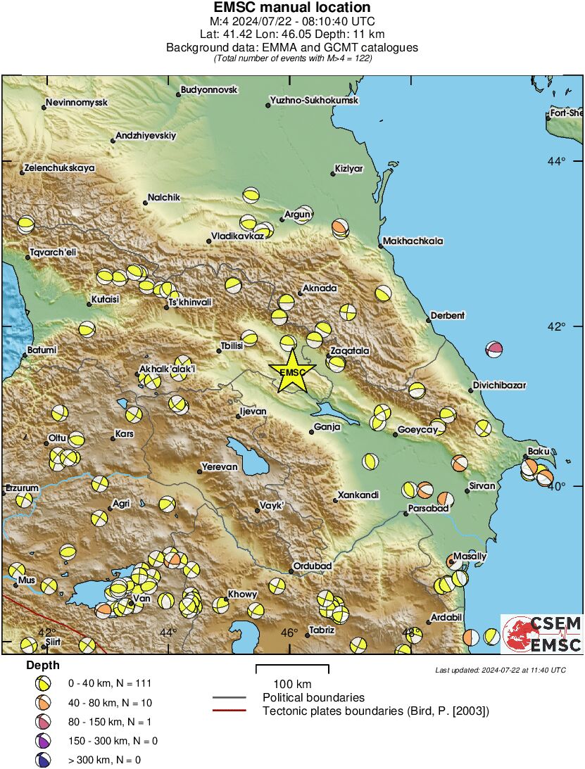 Regional moment Tensor