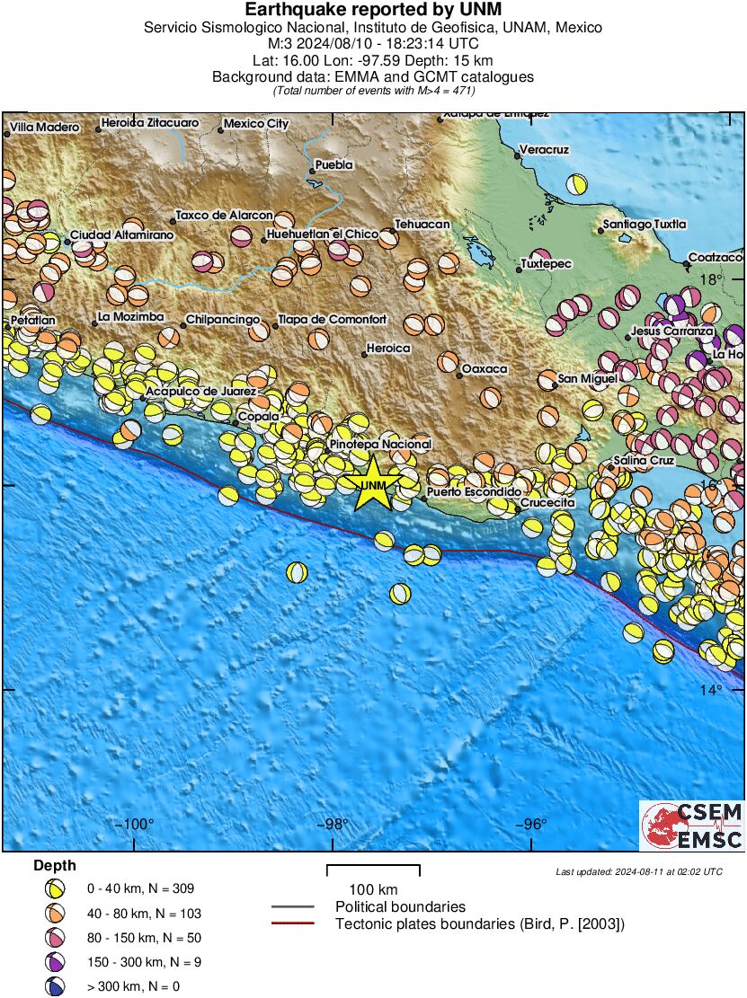 Regional moment Tensor