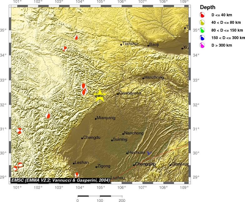 Regional moment Tensor